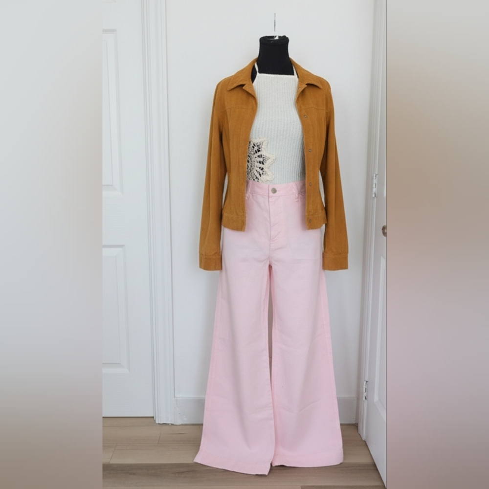 ZARA - High-waisted wide-leg jeans